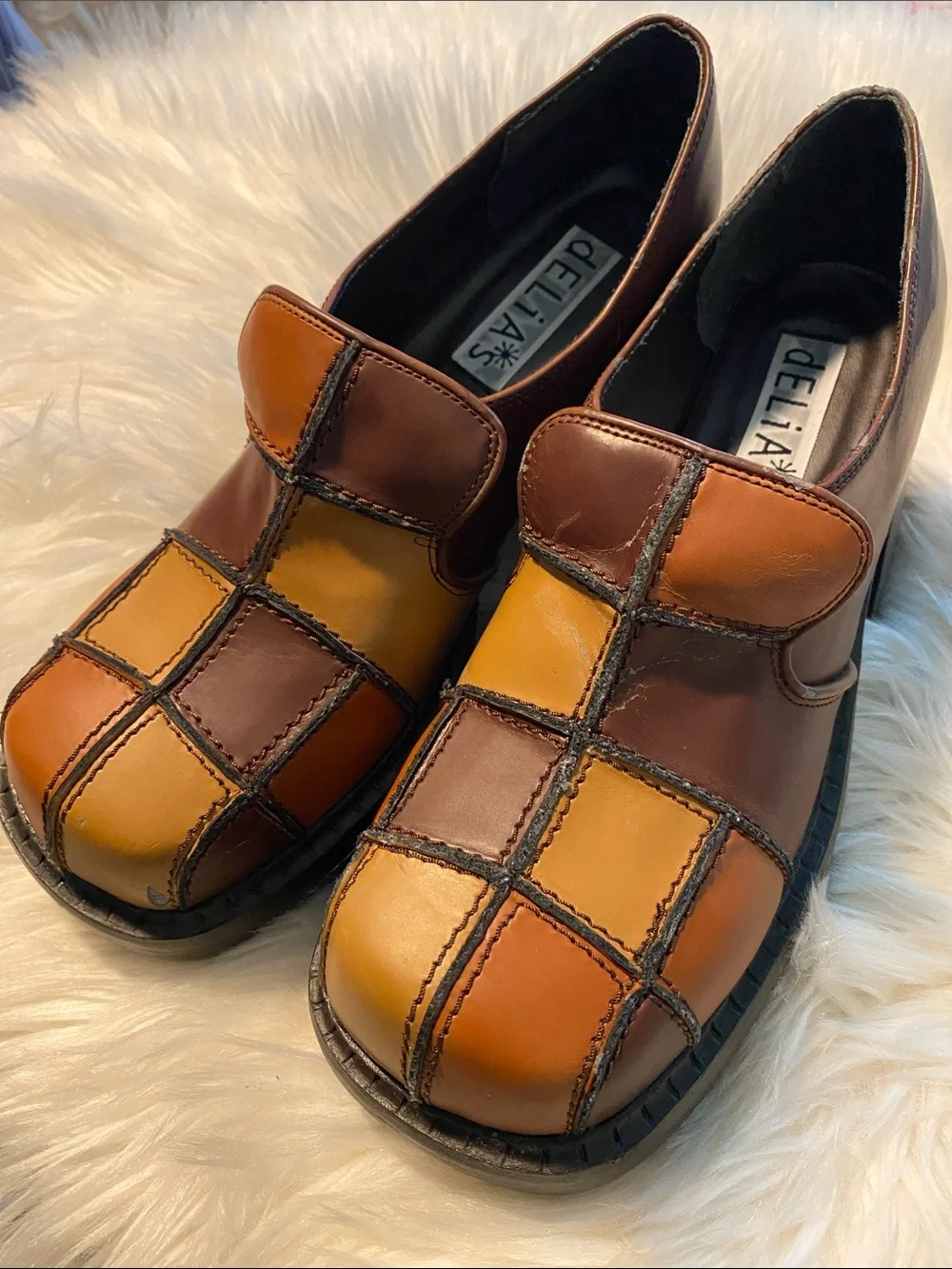 dELiA*s patchwork leather